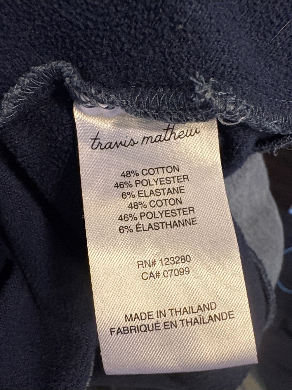 Travis Mathew Women's Slate Blue Zip Hoodie Jacket - Picture 5 of 6